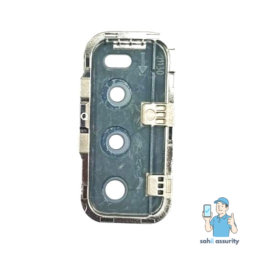 Camera Lens Glass with Frame for Vivo Y20 2020 White thumbnail